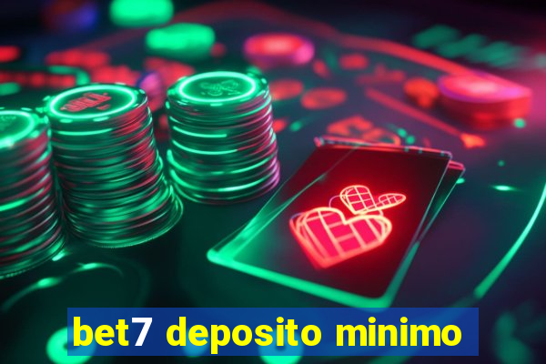 bet7 deposito minimo