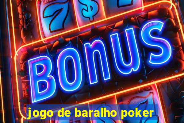 jogo de baralho poker