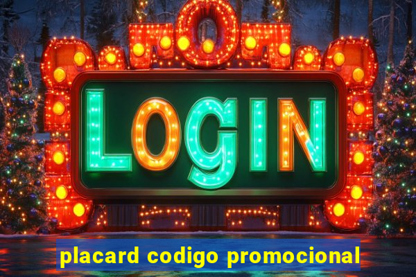 placard codigo promocional