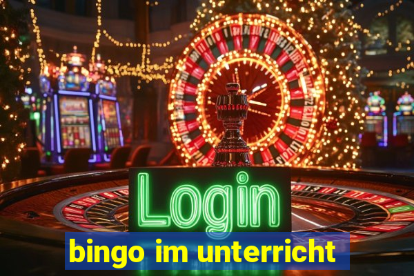 bingo im unterricht