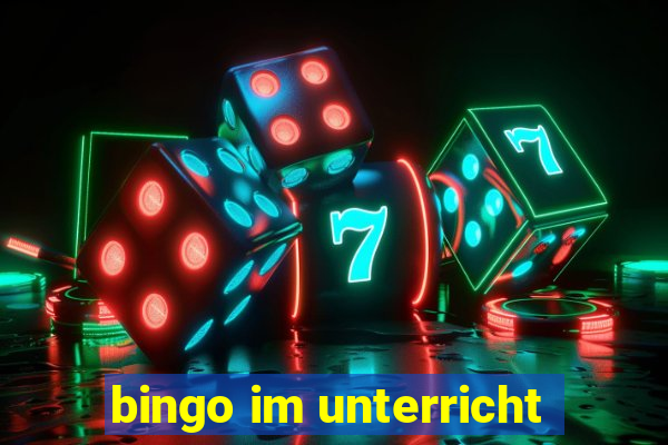 bingo im unterricht