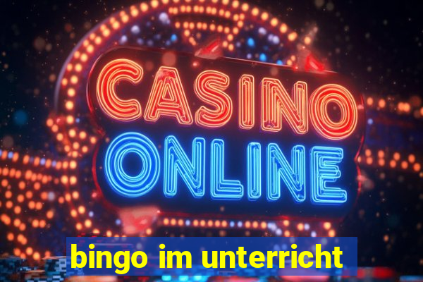 bingo im unterricht