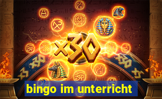 bingo im unterricht