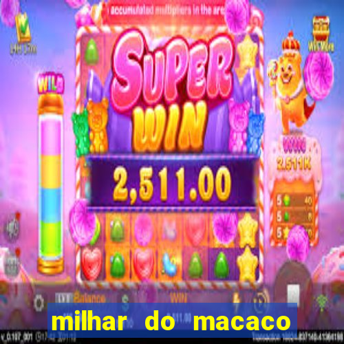 milhar do macaco que mais saem no jogo do bicho