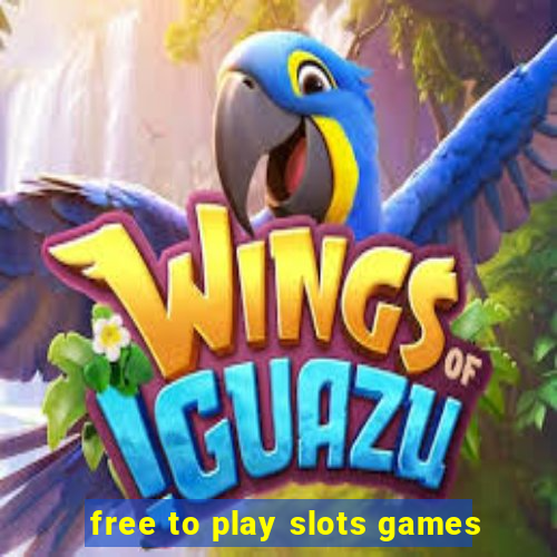 free to play slots games