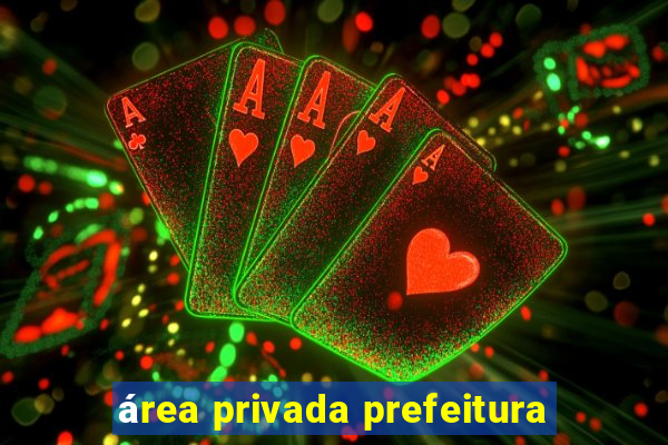 área privada prefeitura