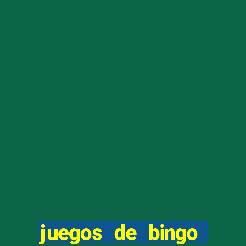 juegos de bingo para ganar dinero real