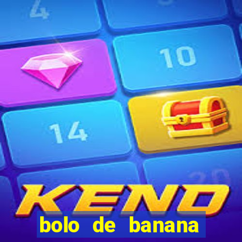 bolo de banana menino prendado