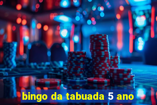 bingo da tabuada 5 ano