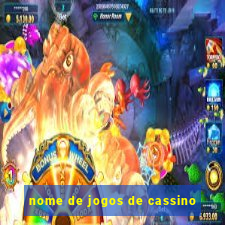 nome de jogos de cassino