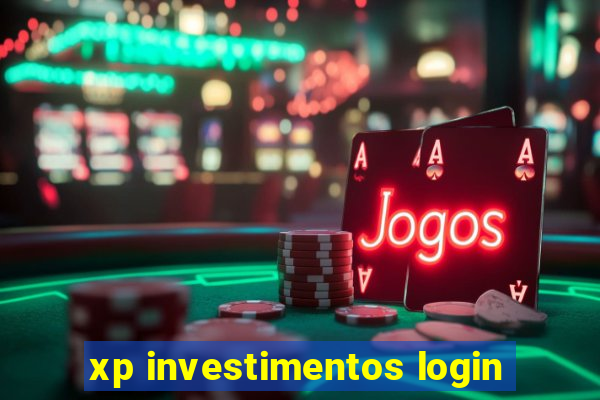 xp investimentos login