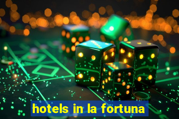 hotels in la fortuna