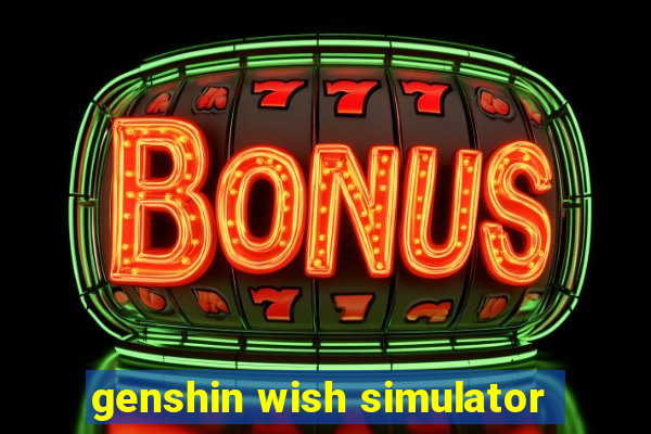 genshin wish simulator