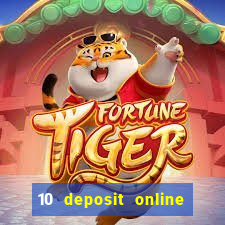 10 deposit online casino usa