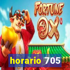 horario 705