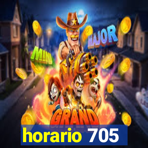 horario 705