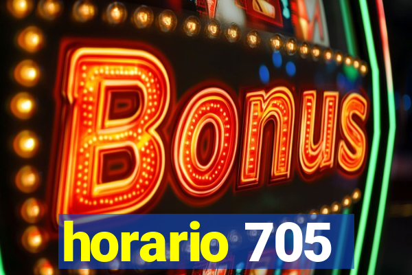 horario 705