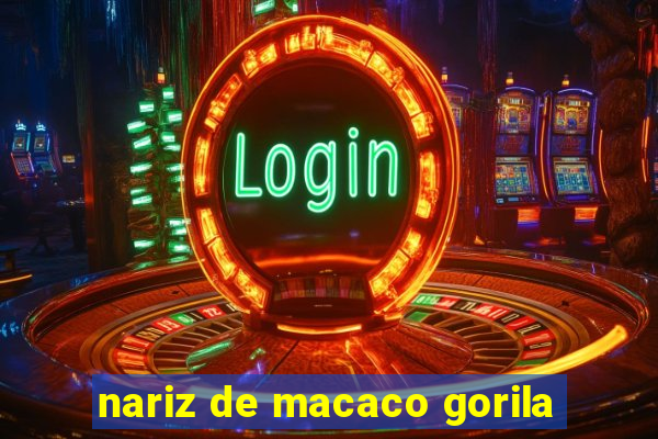 nariz de macaco gorila