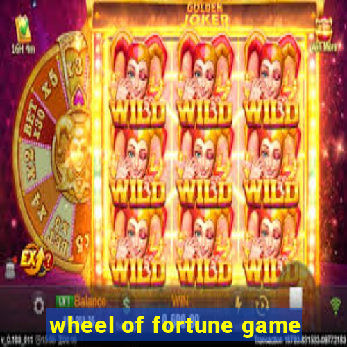 wheel of fortune game