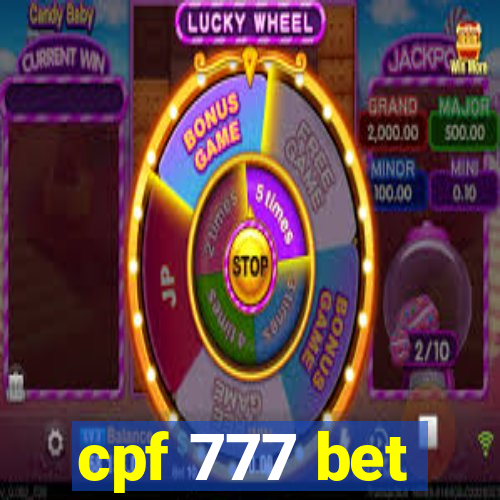 cpf 777 bet