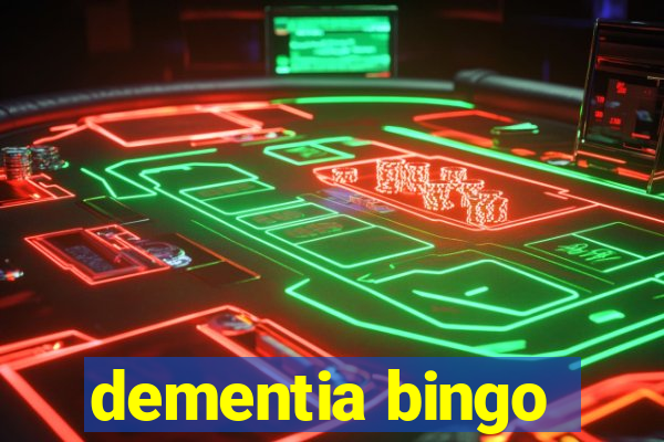 dementia bingo