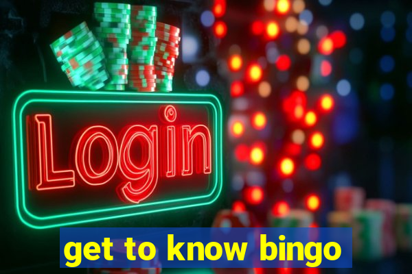 get to know bingo