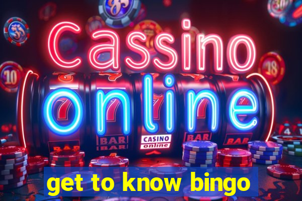 get to know bingo