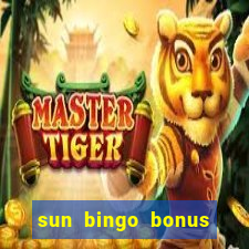 sun bingo bonus terms and conditions