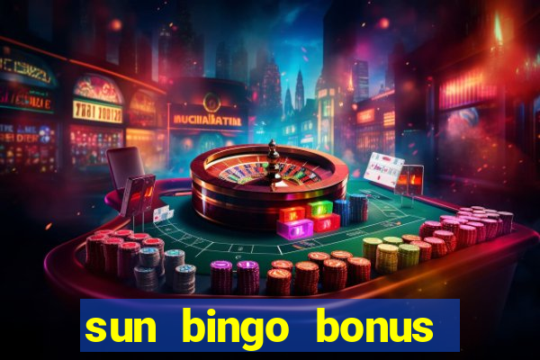 sun bingo bonus terms and conditions