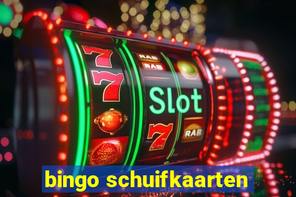 bingo schuifkaarten