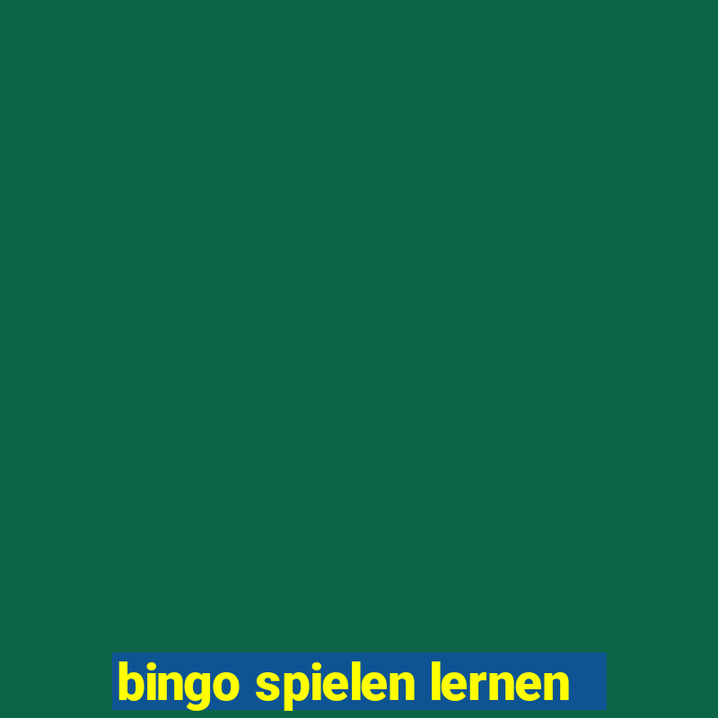 bingo spielen lernen