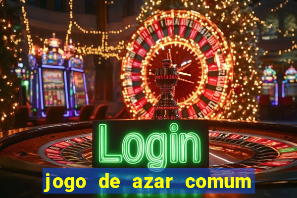 jogo de azar comum em cassinos