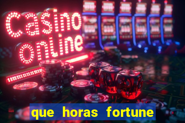 que horas fortune mouse paga