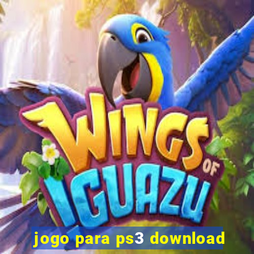 jogo para ps3 download