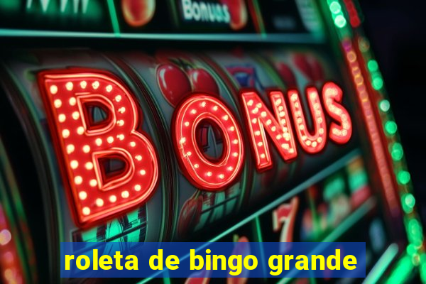 roleta de bingo grande