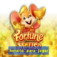 horario para jogar fortune tiger hoje