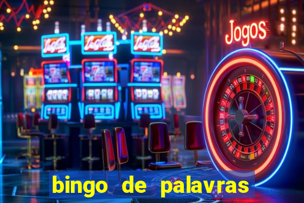 bingo de palavras cha de bebe