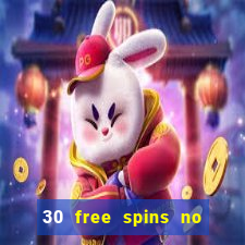 30 free spins no deposit paradise casino