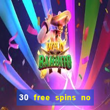 30 free spins no deposit paradise casino