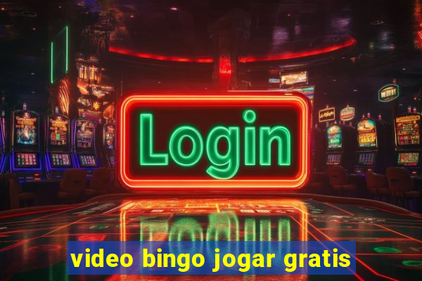 video bingo jogar gratis