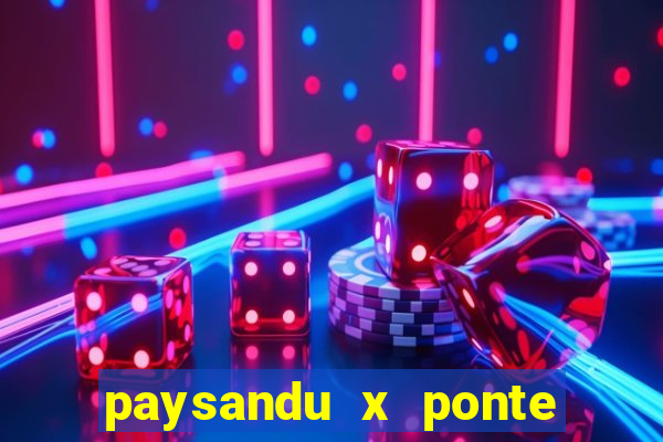 paysandu x ponte preta palpite