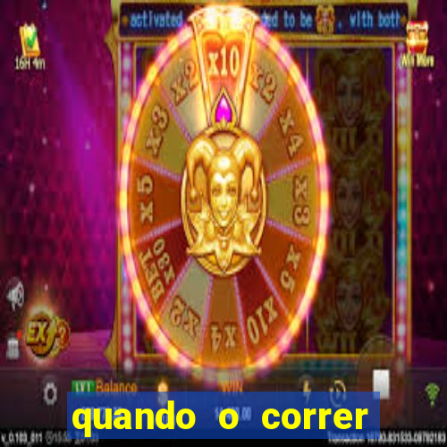 quando o correr foi inventado