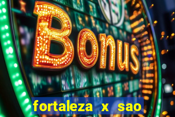 fortaleza x sao paulo palpite