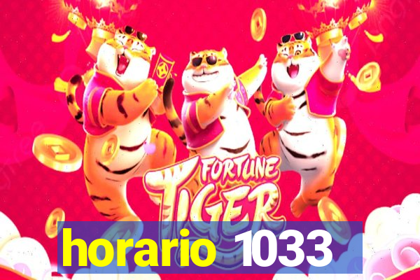 horario 1033