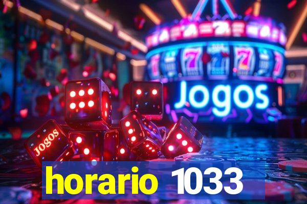 horario 1033