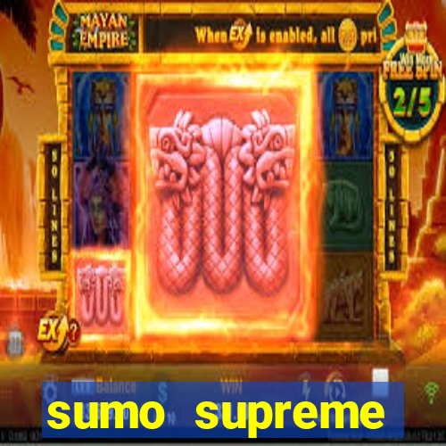 sumo supreme megaways slot