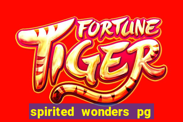 spirited wonders pg soft demo