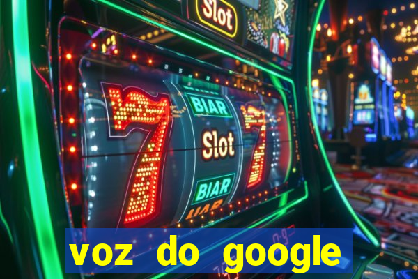 voz do google tradutor homem