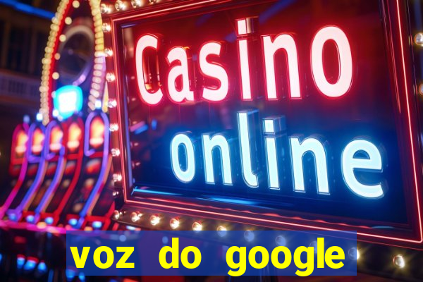 voz do google tradutor homem