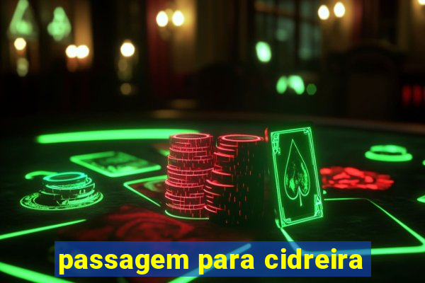 passagem para cidreira